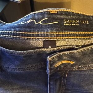 INC International Concepts Blue Skinny Jeans